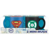 ABYSTYLE DC COMICS SUPERMAN AND GREEN LANTERN MINI MUG CERAMIC