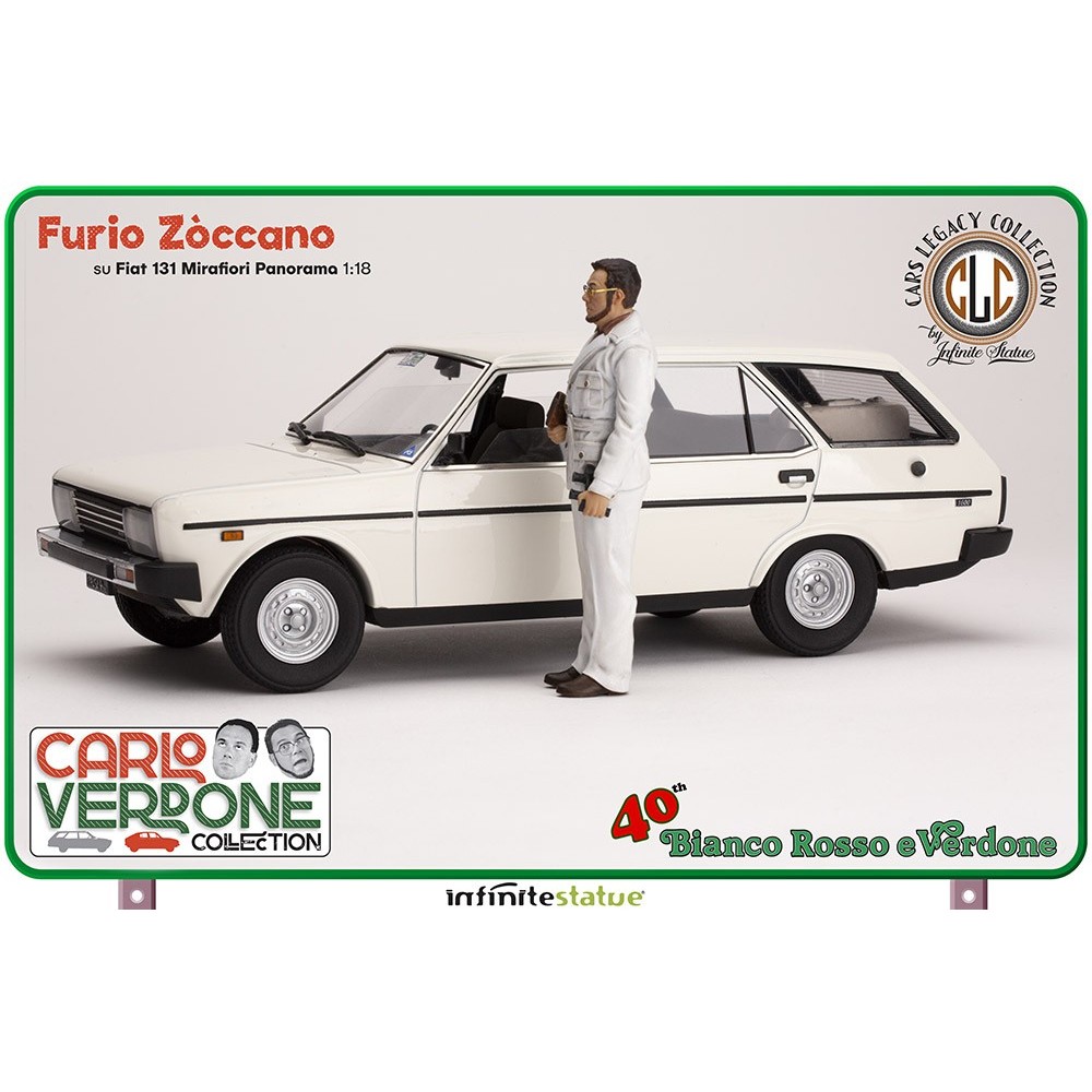 FURIO ZOCCANO SU FIAT 131 1/18 SCALE FIGURE REPLICA INFINITE STATUE