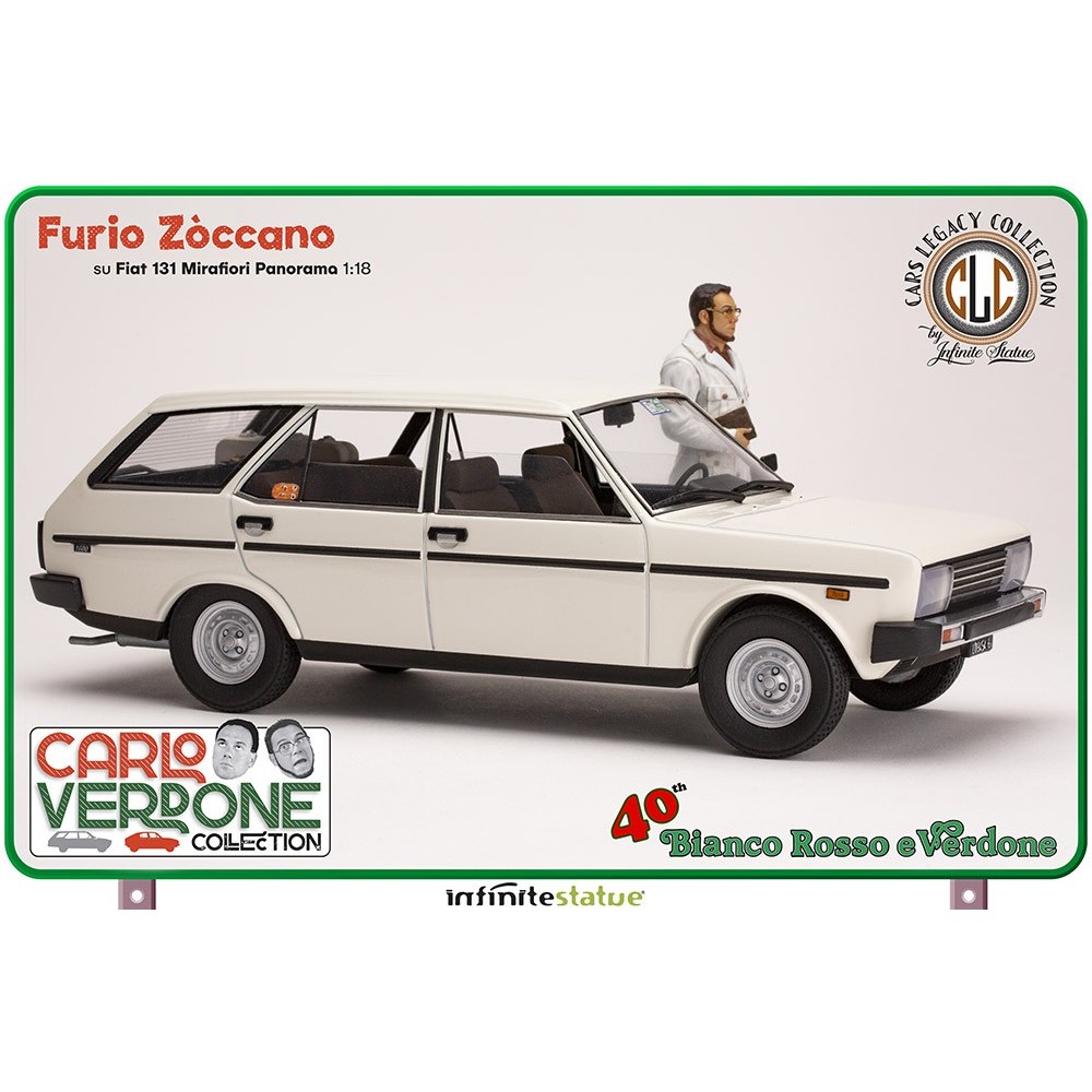 FURIO ZOCCANO SU FIAT 131 1/18 SCALE FIGURE REPLICA INFINITE STATUE