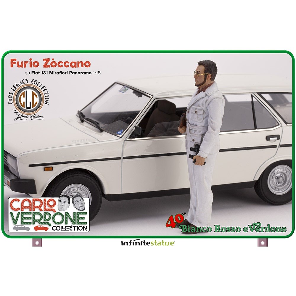FURIO ZOCCANO SU FIAT 131 1/18 SCALE FIGURE REPLICA INFINITE STATUE