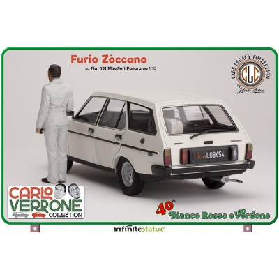 FURIO ZOCCANO SU FIAT 131 1/18 SCALE FIGURE REPLICA INFINITE STATUE