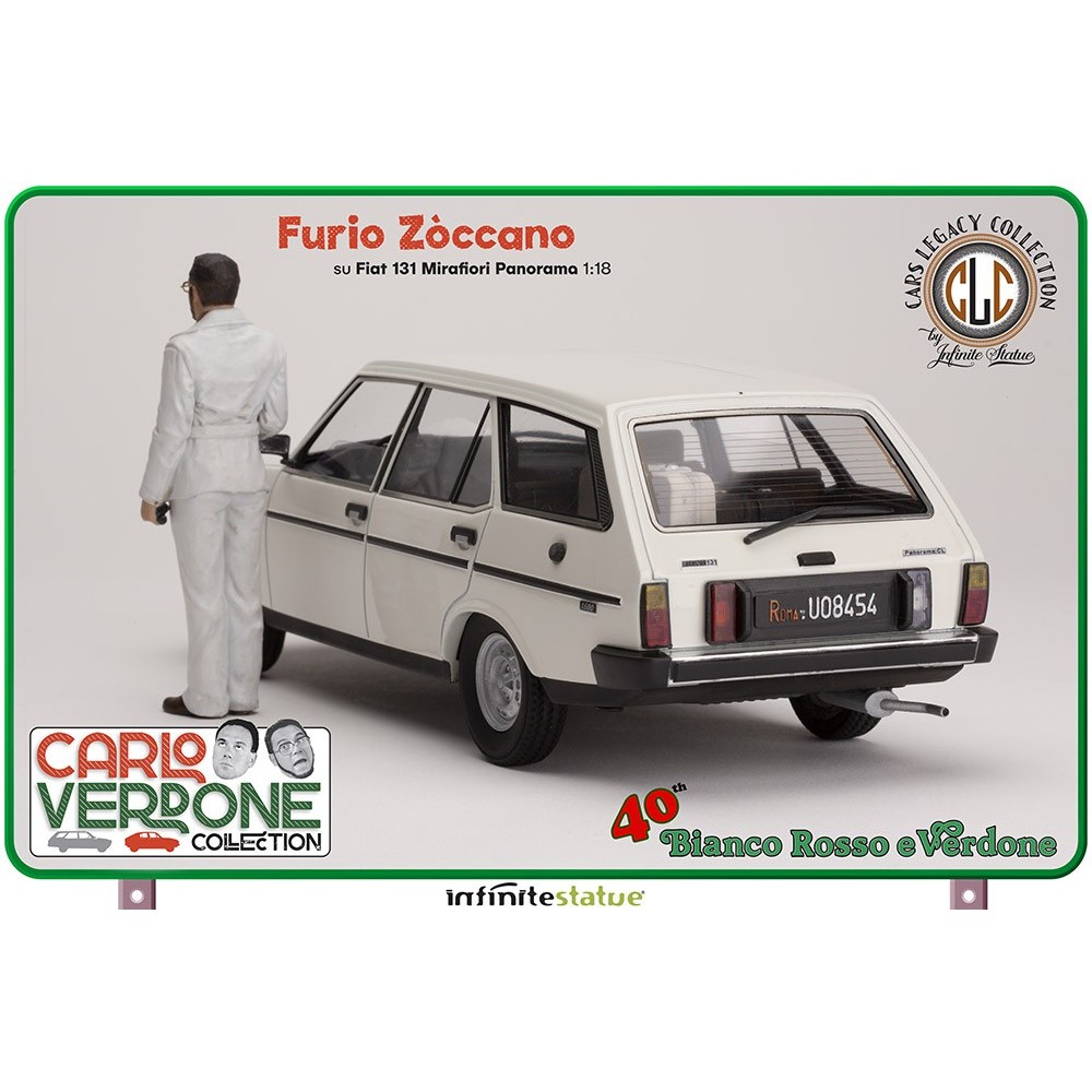 FURIO ZOCCANO SU FIAT 131 1/18 SCALE FIGURE REPLICA INFINITE STATUE