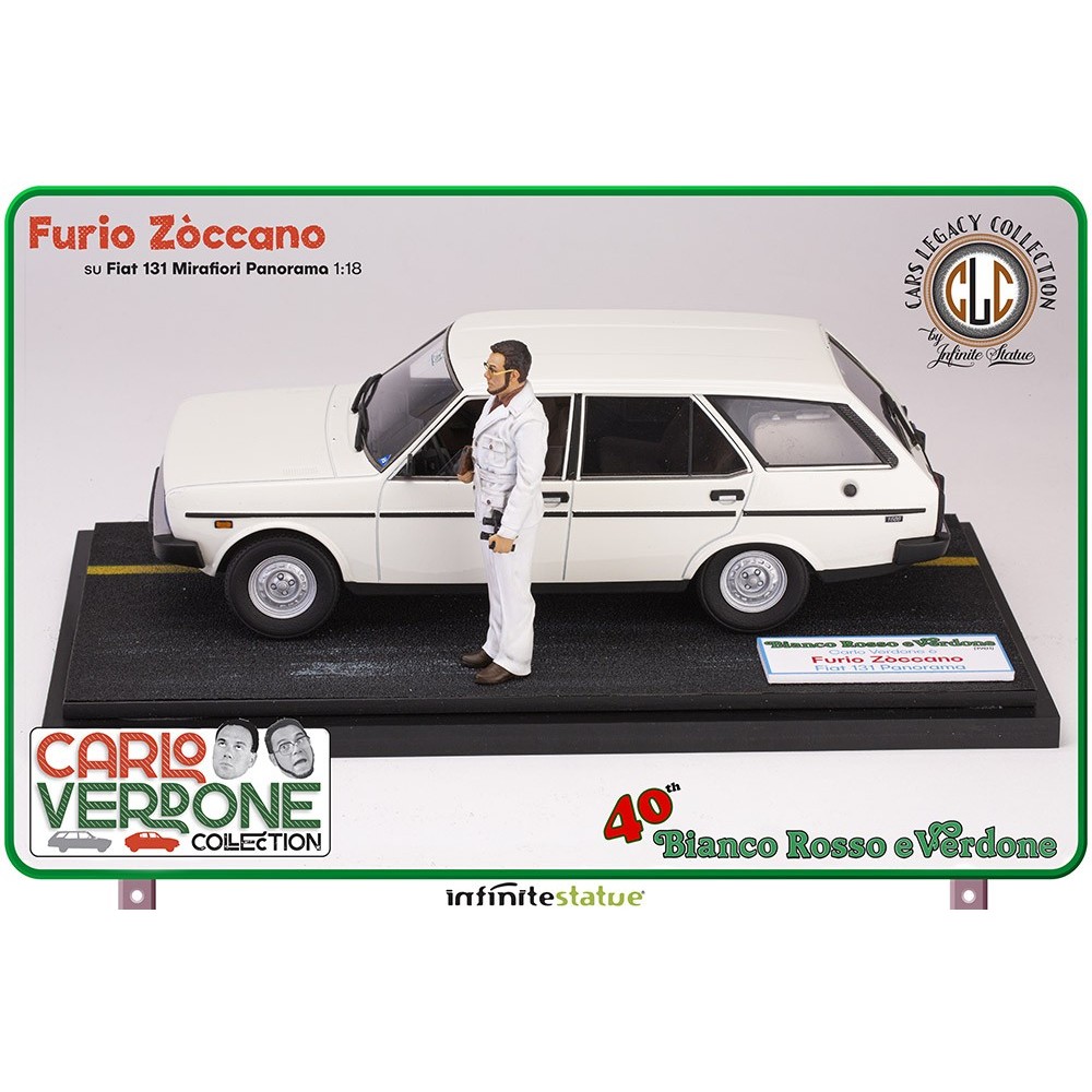 FURIO ZOCCANO SU FIAT 131 1/18 SCALE FIGURE REPLICA INFINITE STATUE