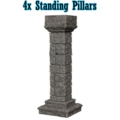 POOLS AND PILLARS SET AMBIENTAZIONE DUNGEONS AND DRAGONS WIZKIDS