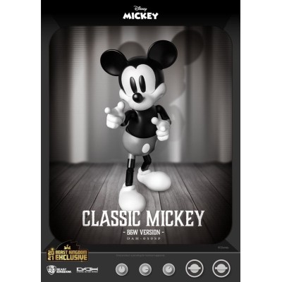 CLASSIC MICKEY MOUSE BLACK AND WHITE VERSION DAH-050SP ACTION FIGURE BEAST KINGDOM