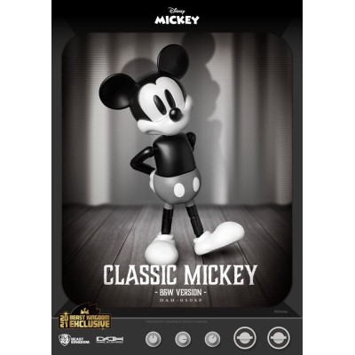 CLASSIC MICKEY MOUSE BLACK AND WHITE VERSION DAH-050SP ACTION FIGURE BEAST KINGDOM