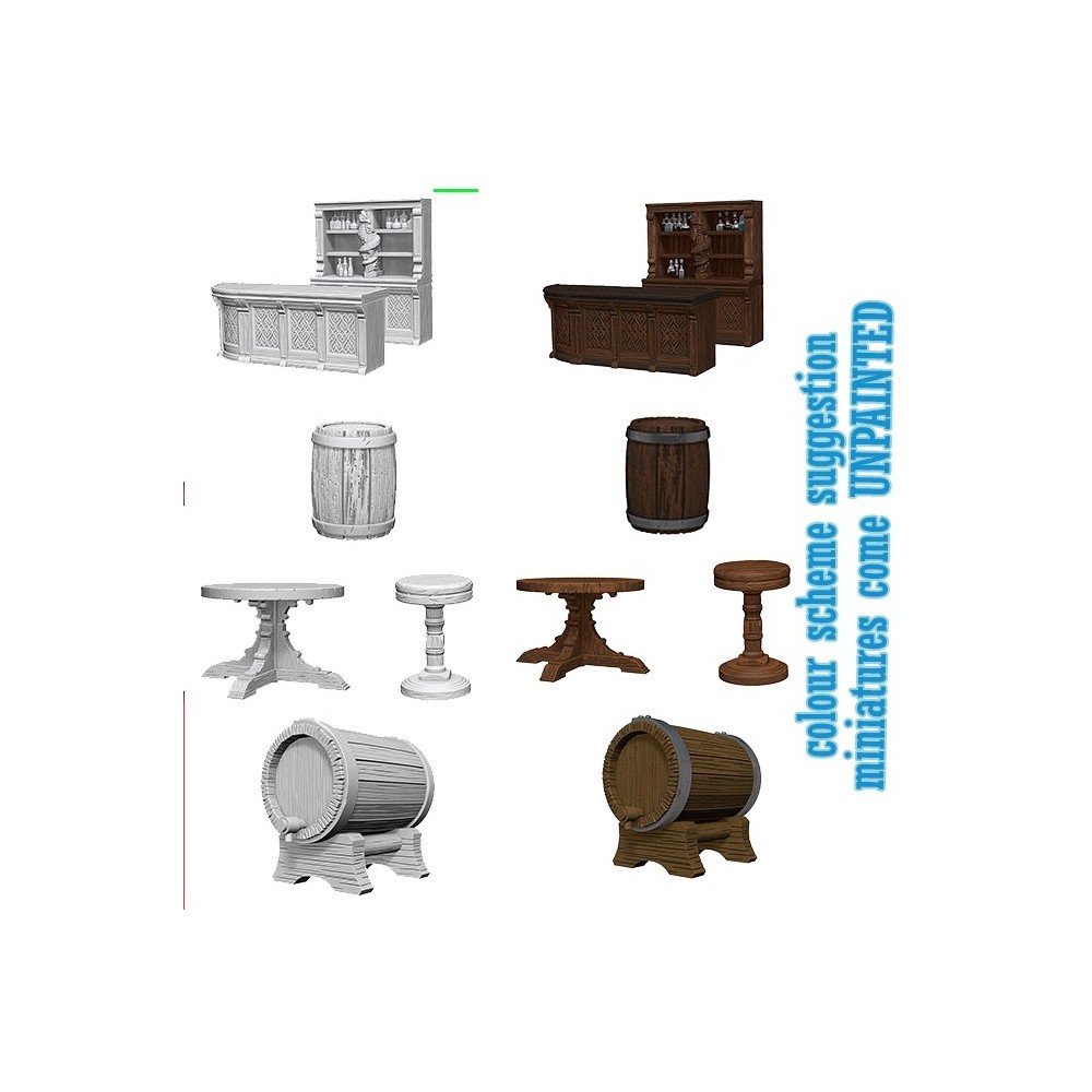 DEEP CUTS PATHFINDER BATTLES RUSTY DRAGON BAR SET MINIATURES WIZKIDS