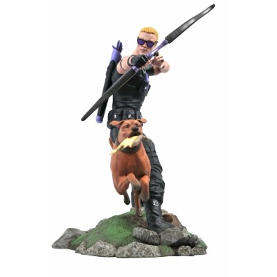MARVEL GALLERY HAWKEYE OCCHIO DI FALCO FIGURE STATUA DIAMOND SELECT