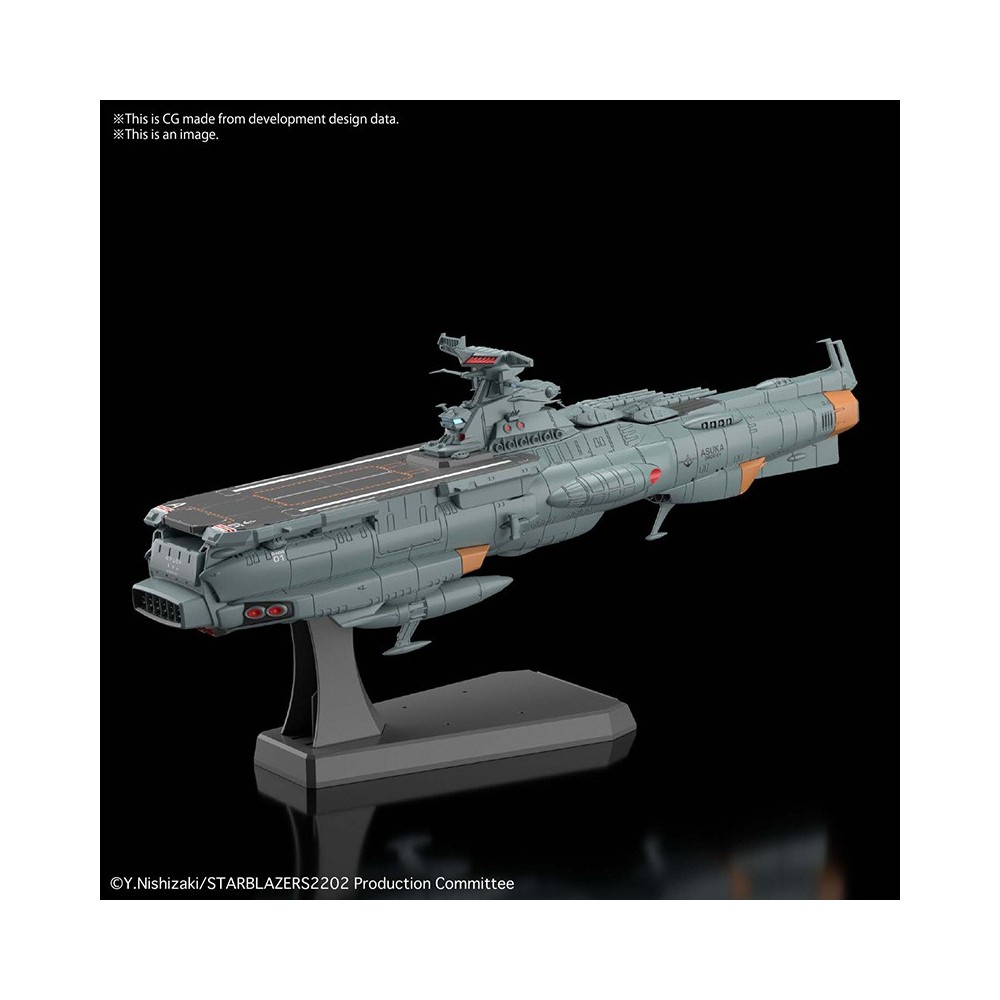BANDAI YAMATO 2205 E.F.C.F. DAOE-01 ASUKA 1/1000 MODEL KIT ACTION FIGURE
