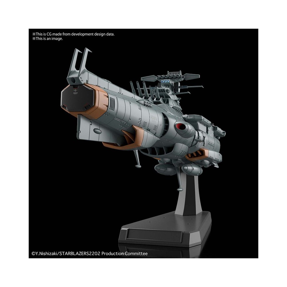 BANDAI YAMATO 2205 E.F.C.F. DAOE-01 ASUKA 1/1000 MODEL KIT ACTION FIGURE