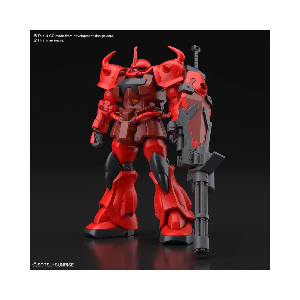 BANDAI HIGH GRADE GUNDAM GOUF CRIMSON CUSTOM 1/144 MODEL KIT ACTION FIGURE
