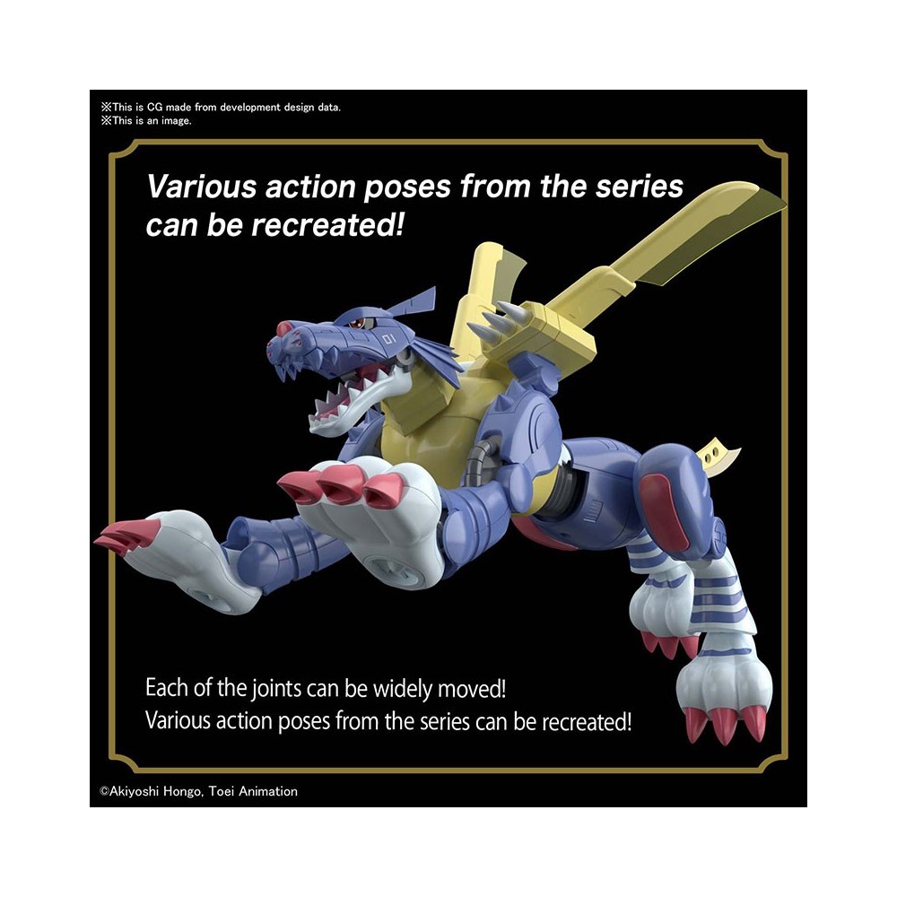 BANDAI DIGIMON FIGURE RISE STANDARD METALGARURUMON MODEL KIT FIGURE