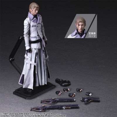 SQUARE ENIX FINAL FANTASY 7 REMAKE RUFUS SHINRA PLAY ARTS KAI ACTION FIGURE