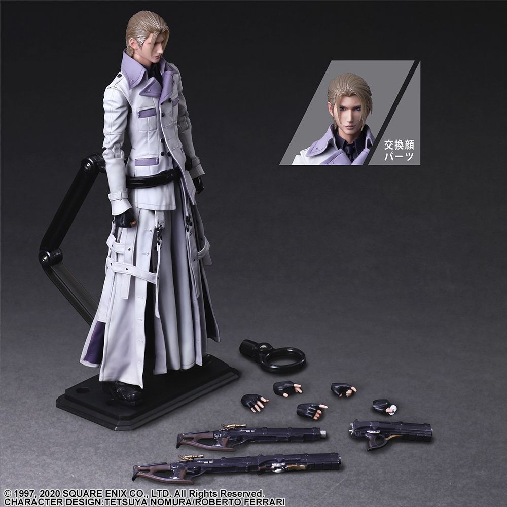 SQUARE ENIX FINAL FANTASY 7 REMAKE RUFUS SHINRA PLAY ARTS KAI ACTION FIGURE