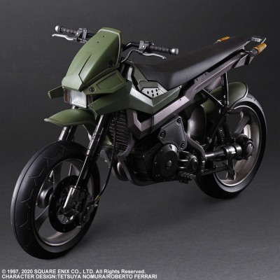 SQUARE ENIX FINAL FANTASY 7 REMAKE JESSIE AND MOTORCYCLE PLAY ARTS KAI ACTION FIGURE