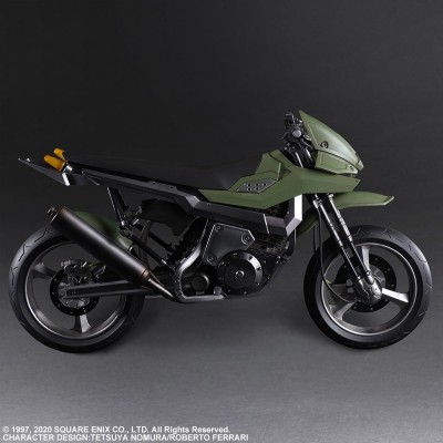SQUARE ENIX FINAL FANTASY 7 REMAKE JESSIE AND MOTORCYCLE PLAY ARTS KAI ACTION FIGURE