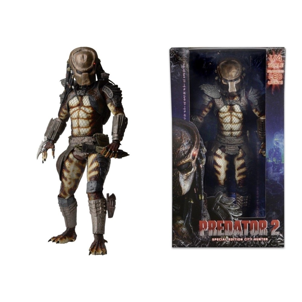 PREDATOR 18" CITY HUNTER WITH LED ACTION FIGURE 45CM NECA