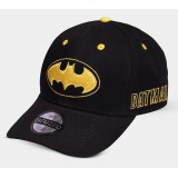 DIFUZED BASEBALL CAP BATMAN LOGO GOLD NERO
