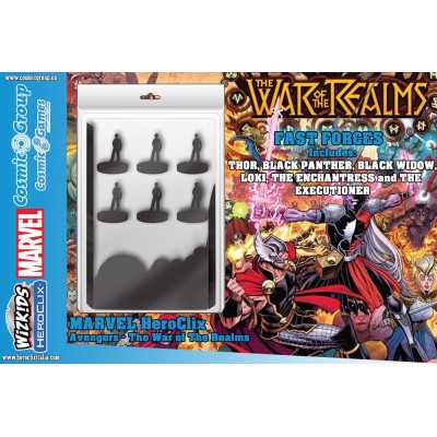 MARVEL HEROCLIX AVENGERS THE WAR OF THE REALMS FAST FORCES WIZKIDS