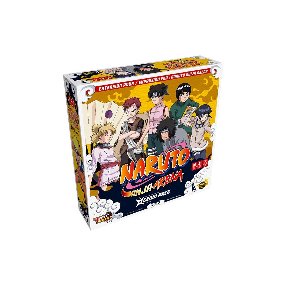 DO NOT PANIC GAMES NARUTO NINJA ARENA GENIN PACK EXPANSION BOARD GAME ENGLISH