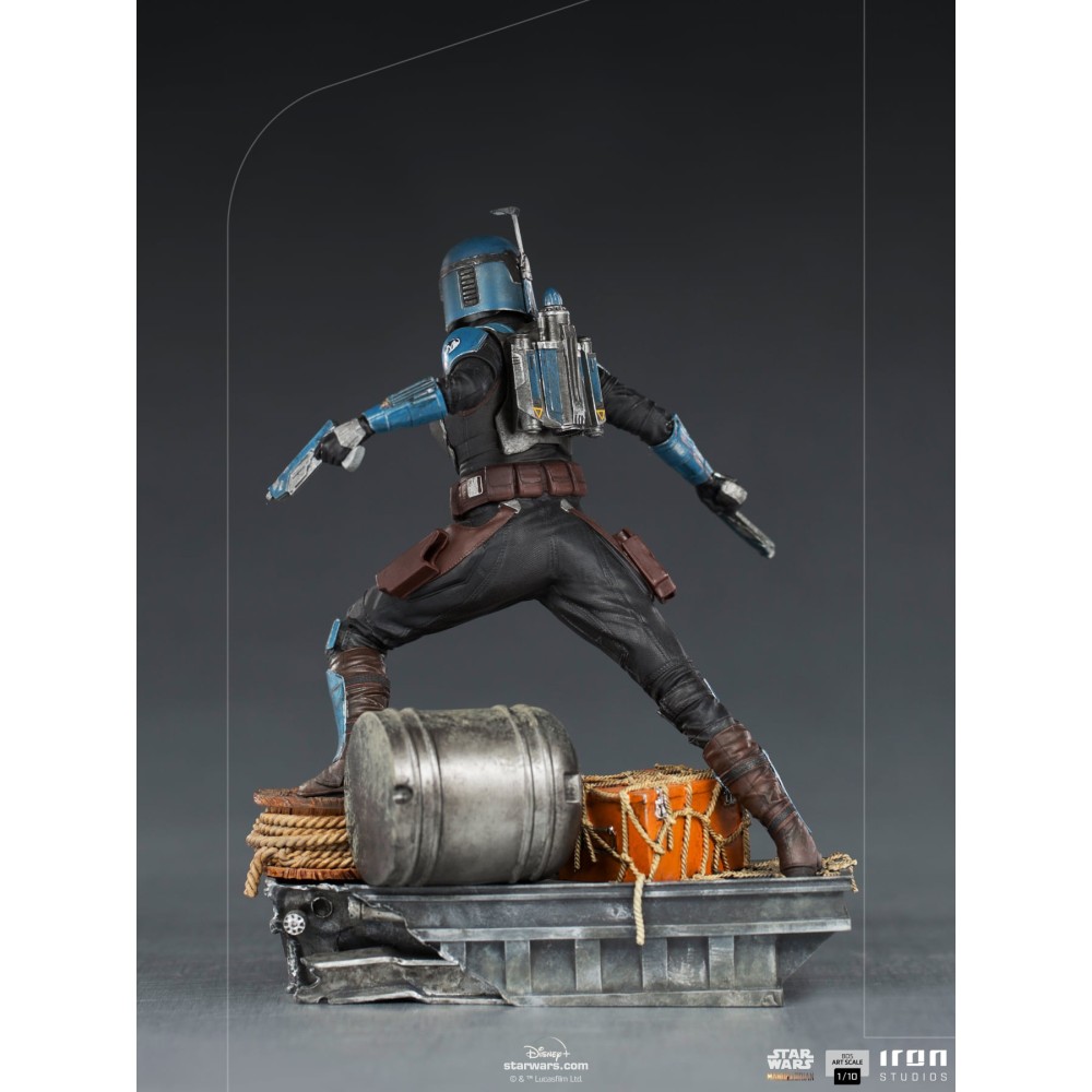 STAR WARS THE MANDALORIAN BO-KATAN KRYZE BDS ART SCALE 1/10 STATUA FIGURE IRON STUDIOS