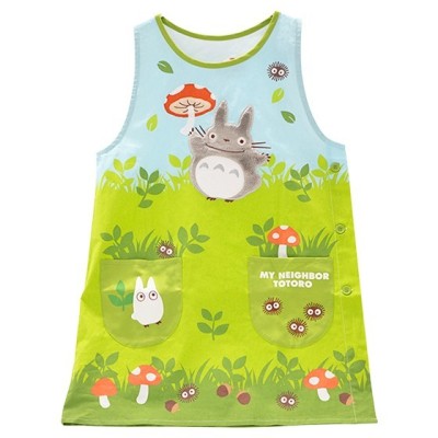 STUDIO GHIBLI MY NEIGHBOR TOTORO MUSHROOMS APRON