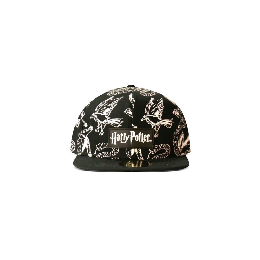 CAPPELLO BASEBALL CAP HARRY POTTER ANIMALI CASATE DIFUZED