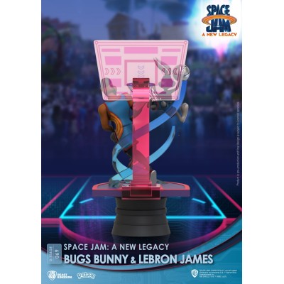 D-STAGE SPACE JAM 2 A NEW LEGACY BUGS BUNNY AND LEBRON JAMES STATUA FIGURE DIORAMA BEAST KINGDOM