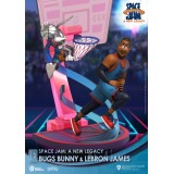 BEAST KINGDOM D-STAGE SPACE JAM 2 A NEW LEGACY BUGS BUNNY AND LEBRON JAMES STATUE FIGURE DIORAMA