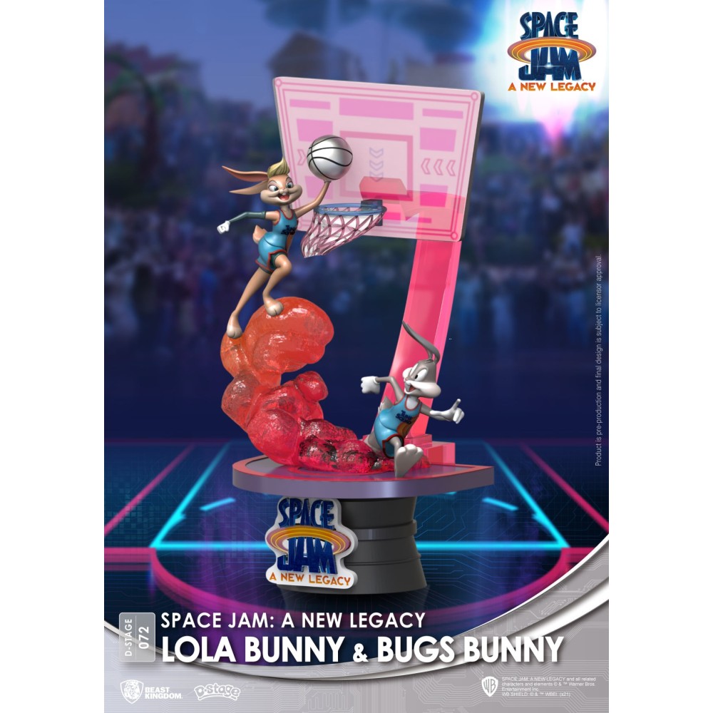 BEAST KINGDOM D-STAGE SPACE JAM 2 A NEW LEGACY LOLA AND BUGS BUNNY STATUE FIGURE DIORAMA