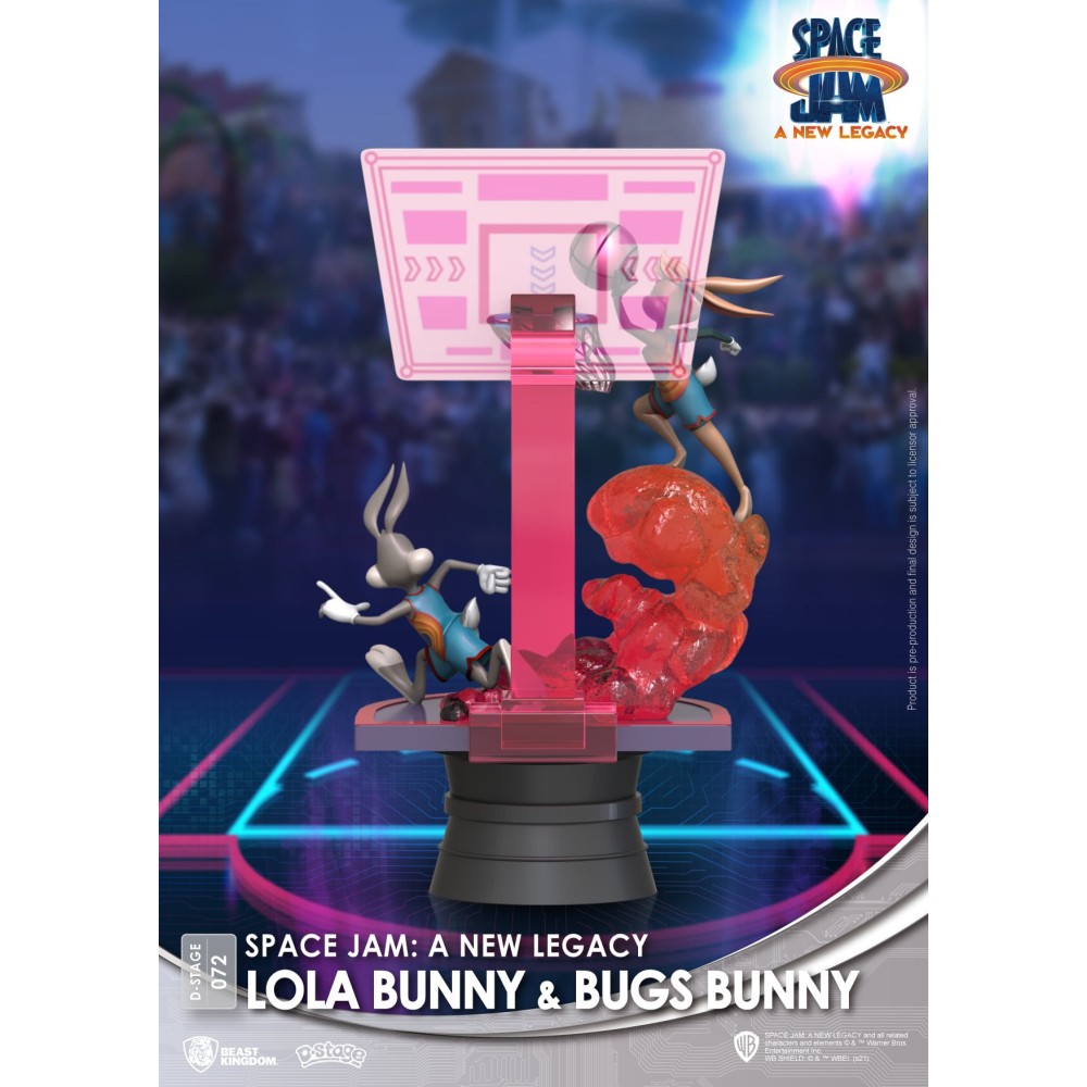 D-STAGE SPACE JAM 2 A NEW LEGACY LOLA AND BUGS BUNNY STATUA FIGURE DIORAMA BEAST KINGDOM