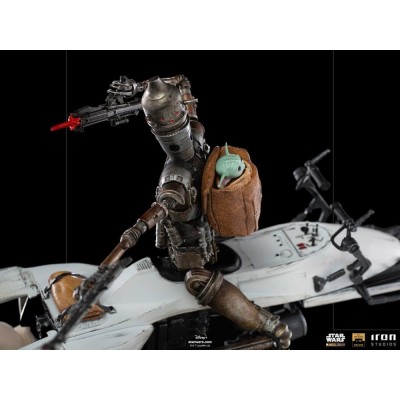 IRON STUDIOS THE MANDALORIAN IG-11 AND THE CHILD BDS ART SCALE 1/10 STATUE FIGURE