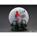 E.T. THE EXTRA-TERRESTRIAL AND ELLIOT BDS ART SCALE DELUXE 1/10 STATUA FIGURE IRON STUDIOS