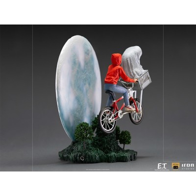 E.T. THE EXTRA-TERRESTRIAL AND ELLIOT BDS ART SCALE DELUXE 1/10 STATUA FIGURE IRON STUDIOS