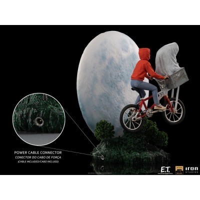E.T. THE EXTRA-TERRESTRIAL AND ELLIOT BDS ART SCALE DELUXE 1/10 STATUA FIGURE IRON STUDIOS
