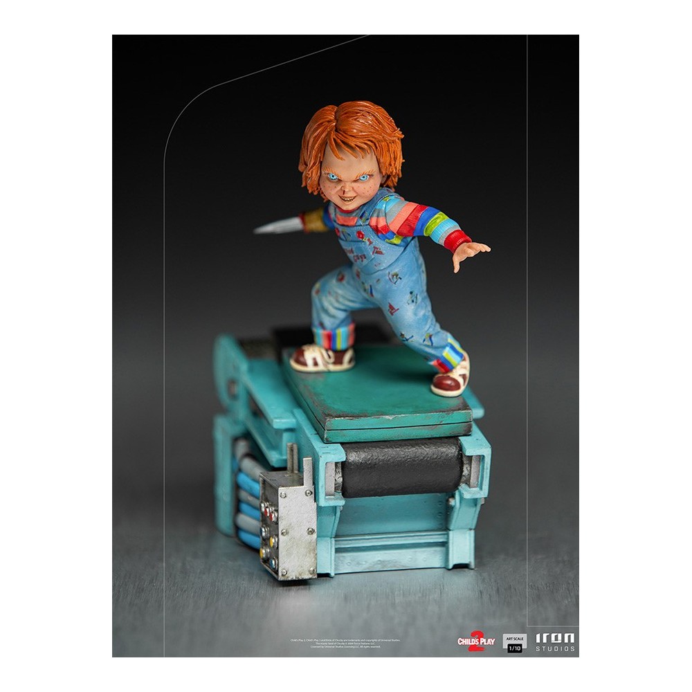 CHILD'S PLAY 2 CHUCKY BDS ART SCALE 1/10 STATUA FIGURE IRON STUDIOS