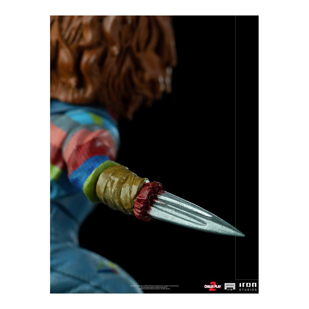 IRON STUDIOS CHILD'S PLAY 2 CHUCKY BDS ART SCALE 1/10 STATUE FIGURE
