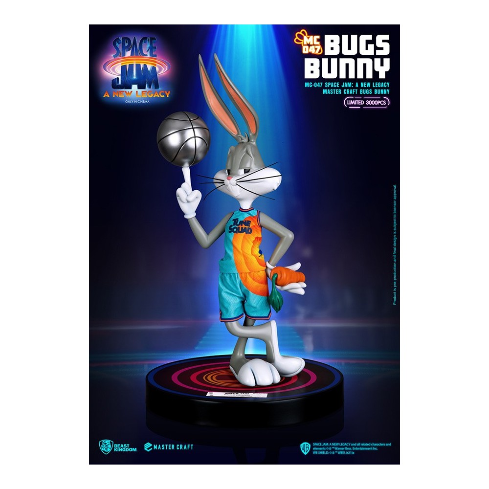 SPACE JAM 2 A NEW LEGACY BUGS BUNNY 43CM MASTER CRAFT STATUA BEAST KINGDOM