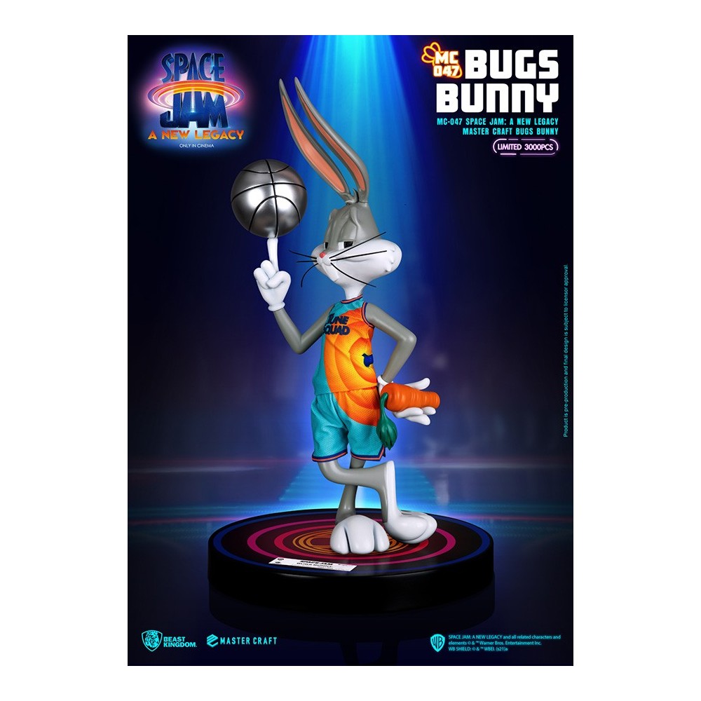 BEAST KINGDOM SPACE JAM 2 A NEW LEGACY BUGS BUNNY 43CM MASTER CRAFT STATUE