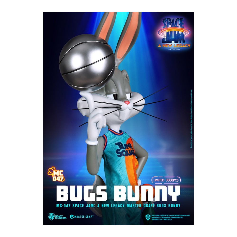 BEAST KINGDOM SPACE JAM 2 A NEW LEGACY BUGS BUNNY 43CM MASTER CRAFT STATUE