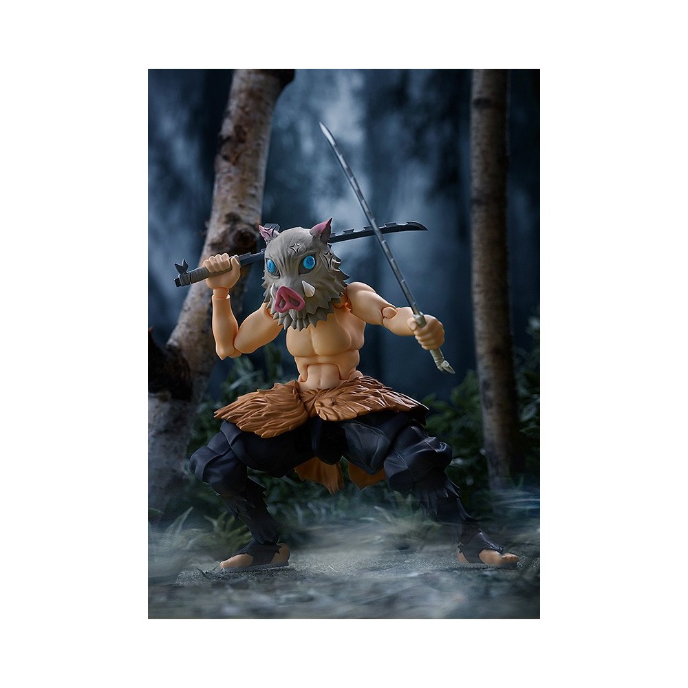 DEMON SLAYER INOSUKE HASHIBIRA DELUXE FIGMA ACTION FIGURE MAX FACTORY