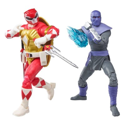 POWER RANGERS X TMNT FOOT SOLDIER TOMMY AND MORPHED RAPHAEL ACTION FIGURE HASBRO