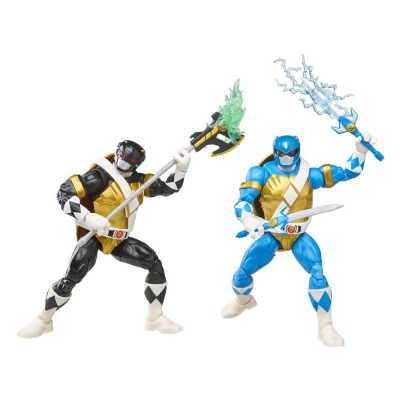 HASBRO POWER RANGERS X TMNT MORPHED DONATELLO AND MORPHED LEONARDO ACTION FIGURE