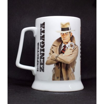 LUPIN III THE FIRST 3D MOVIE INSPECTOR ZENIGATA TANKARD BOCCALE IN CERAMICA MINE