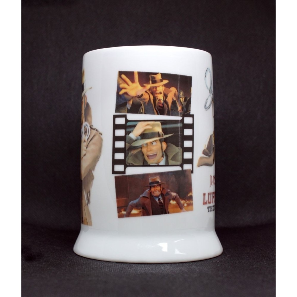 LUPIN III THE FIRST 3D MOVIE INSPECTOR ZENIGATA TANKARD BOCCALE IN CERAMICA MINE