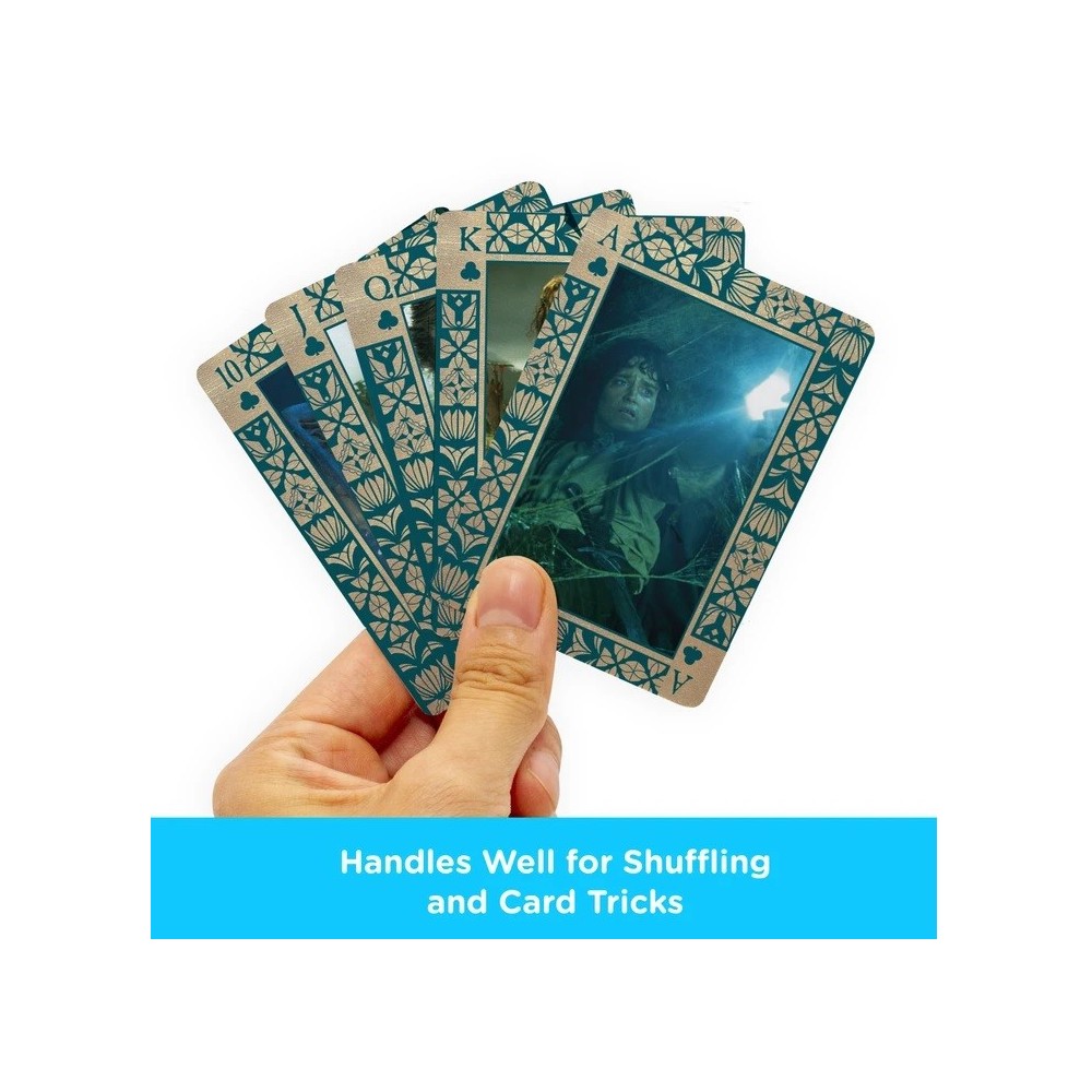 IL SIGNORE DEGLI ANELLI HEROES AND VILLAINS POKER PLAYING CARDS MAZZO CARTE DA GIOCO AQUARIUS ENT