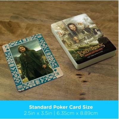AQUARIUS ENT LORD OF THE RINGS HEROES AND VILLAINS POKER PLAYING CARDS