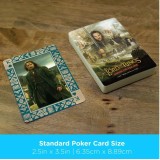 IL SIGNORE DEGLI ANELLI HEROES AND VILLAINS POKER PLAYING CARDS MAZZO CARTE DA GIOCO AQUARIUS ENT
