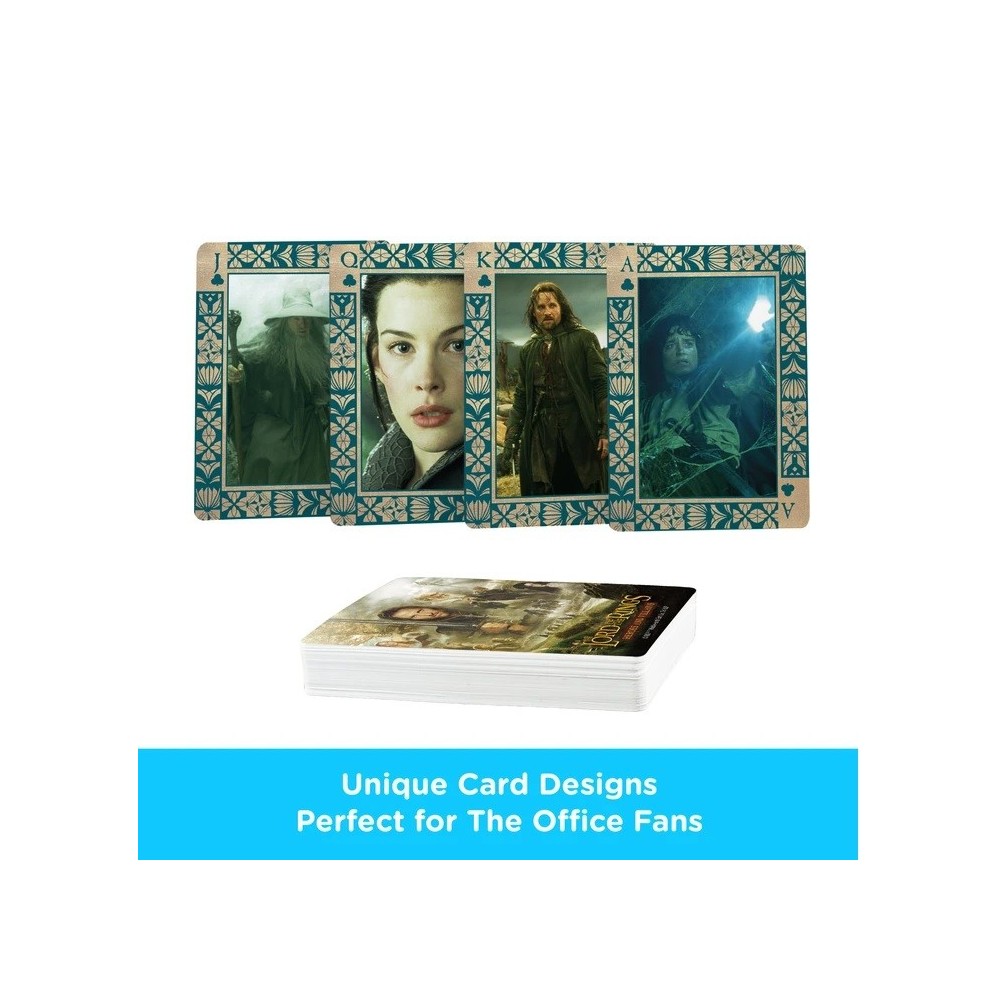 AQUARIUS ENT LORD OF THE RINGS HEROES AND VILLAINS POKER PLAYING CARDS