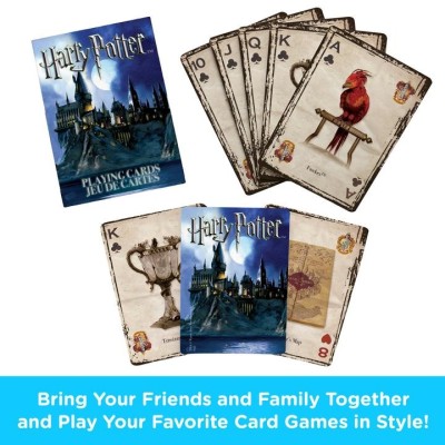 HARRY POTTER POKER PLAYING CARDS MAZZO CARTE DA GIOCO AQUARIUS ENT